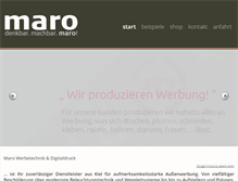 Tablet Screenshot of marowerbetechnik.de
